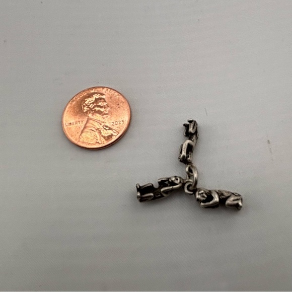 Vintage Whimsical Sterling Silver 925 Charm Bundle - Lot of 3 - Picture 10 of 10